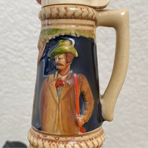 Vintage West Germany Porcelain Beer Stein Salt & Pepper Shakers - Picture 10 of 14